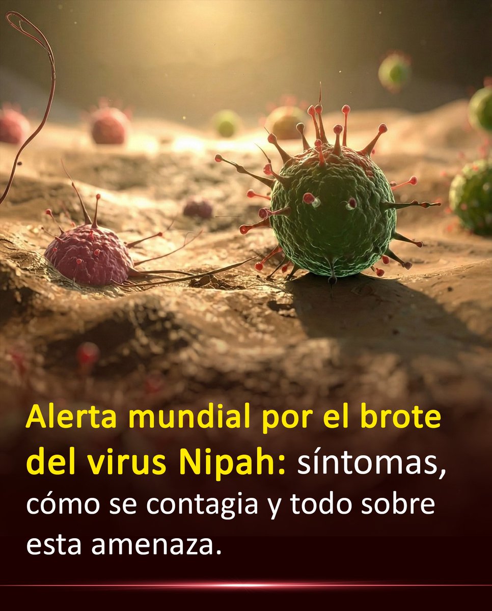 Puede parecer una gripe al inicio, pero puede volverse mortal en pocos días y causar inflamación cerebral grave. Sin vacunas ni tratamientos, la OMS lo clasifica como una amenaza de prioridad crítica.

Mayo info: wp.me/p9eYmY-9Hx