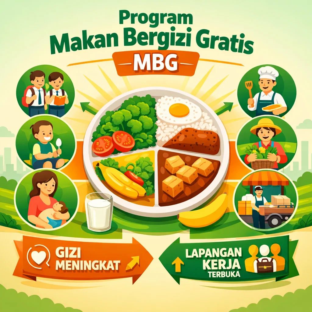 Optimisme Naik Karena Perhatian Pada Asupan Bergizi Terus Ditingkatkan #MakanBergiziGratis