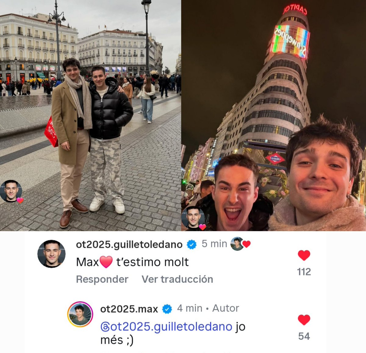 Max❤️ t'estimo molt

jo més ;)

MIS DOS