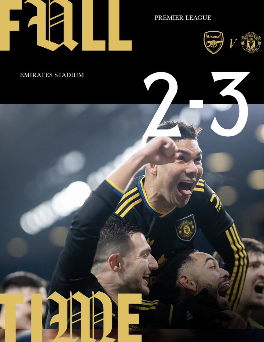 manchester united proved this week that they own arsenal.