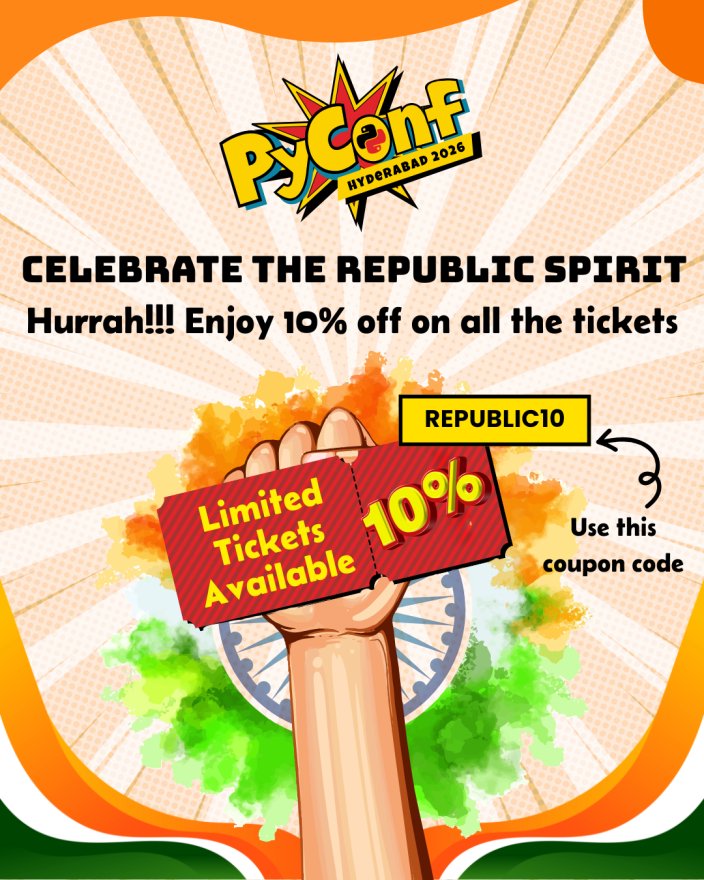PyConf Hyderabad #PyConfHyd2026 tweet media