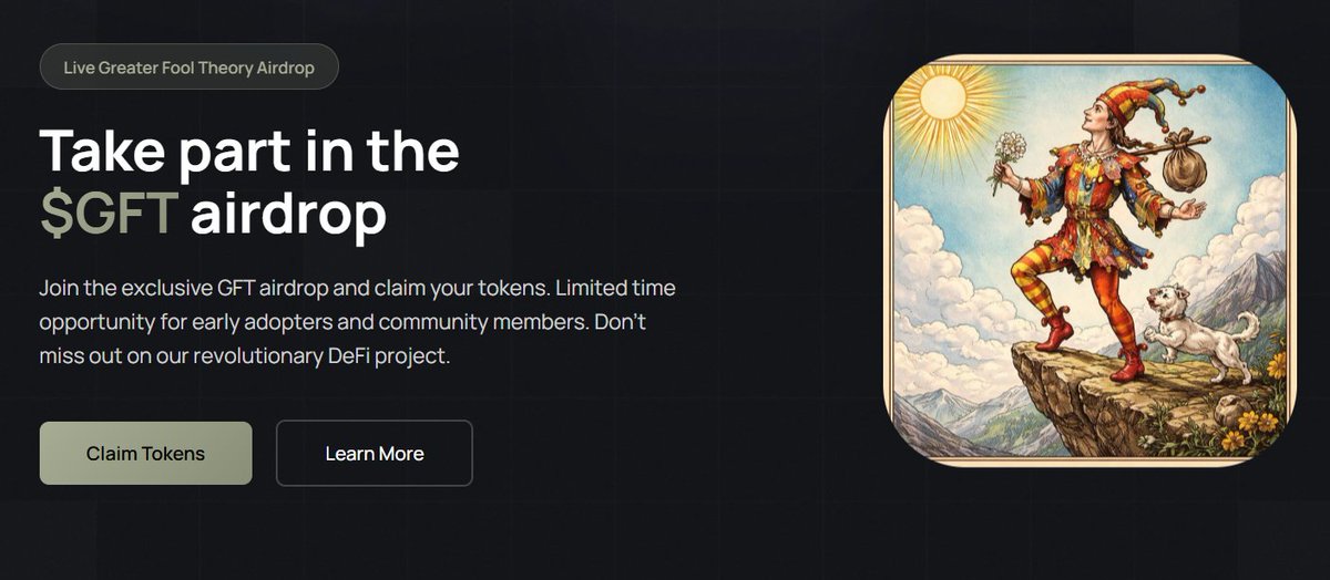 nn1o3o's tweet photo. BREAKING: $GFT AIRDROP LIVE!

Exclusive drop only for community holders

First come, first served — claim now before it's gone!

https://t.co/vz2zMBzilo https://t.co/TbCs4N7LSZ