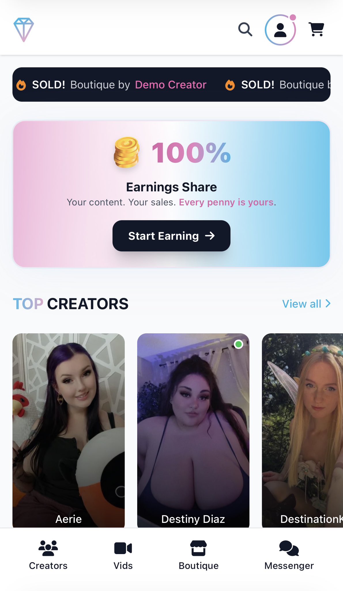 1 pic. I got permission to share some screenshots of the new platform launching soon for creators. It’s called YourVids and you’ll earn 100% of the price you set (with customers eating the payment processing fee) but that’s not all… it also has: - detailed analytics including your top https://t.co/IZdSwEBWph