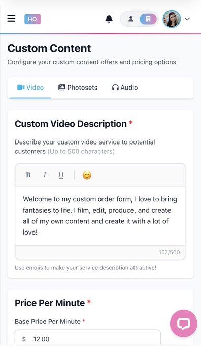 Aerie Saunders 💕 - 4 pic. I got permission to share some screenshots of the new platform launching soon for creators. It’s called YourVids and you’ll earn 100% of the price you set (with customers eating the payment processing fee) but that’s not all… it also has: - detailed analytics including your top https://t.co/IZdSwEBWph