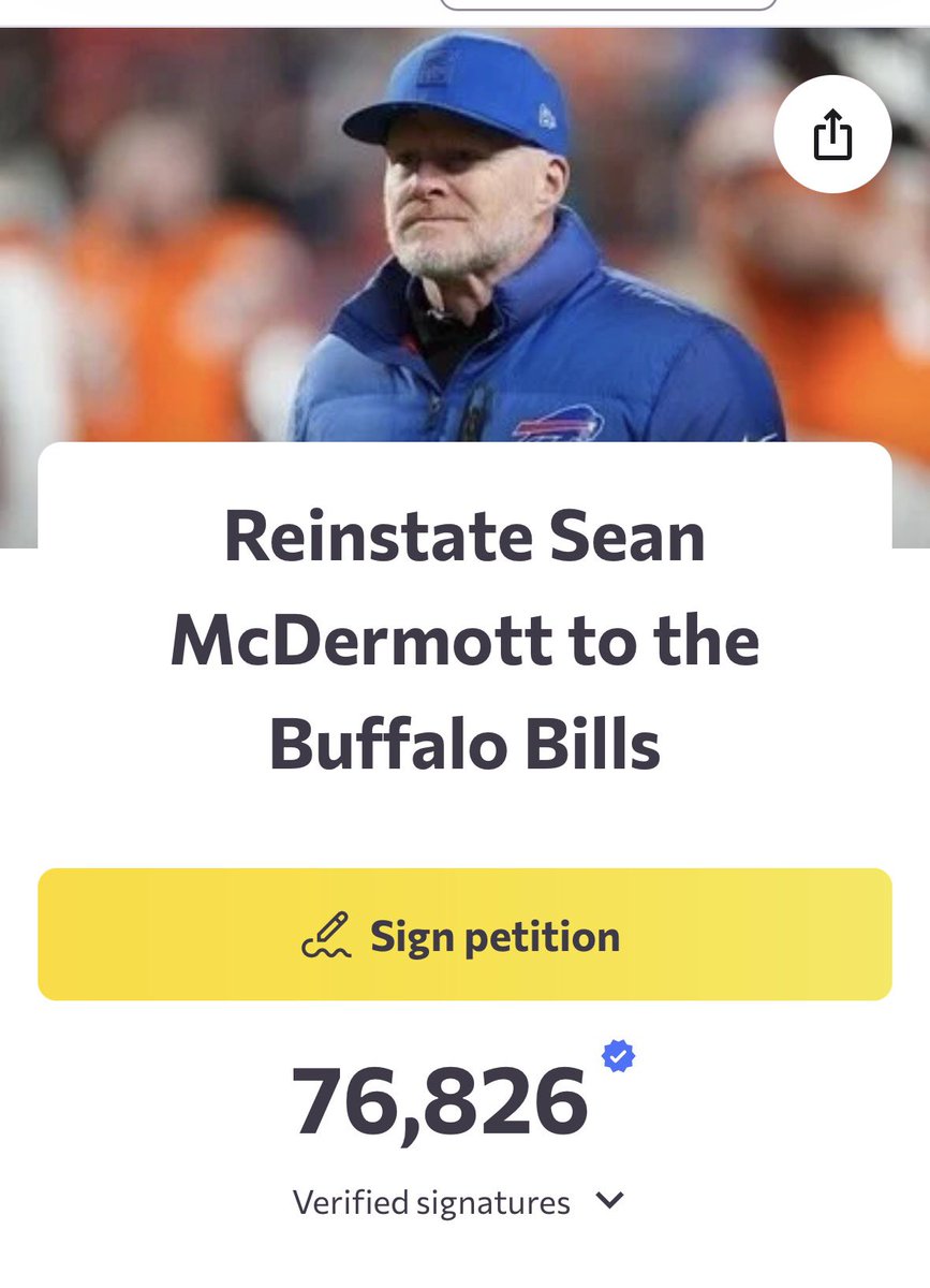 This is a really nice gesture for Sean McDermott.

Other than being a giant thank you card, does anyone realistically think this will actually accomplish anything though? 

#BillsMafia