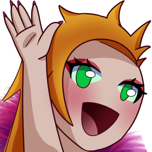 RunDante_'s tweet photo. i drew a new emote to replace my old "Hi" one and ngl it looks so cuteeeeeeee i love it so much https://t.co/gDZfkurfy0