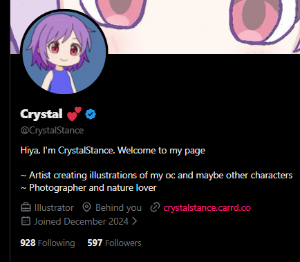 Crystal 💕 tweet media
