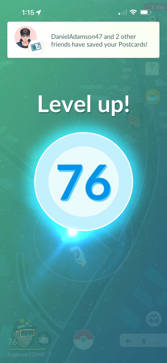 JessesGirl5418's tweet image. 44 days to walk 300k - inside time around the holidays didn’t help, but I made it to level 76!!!! I hope it takes less than 50 days (2 max battles per day) to get all the max battles done… #pokemongo #PokemonGOfriends #level76