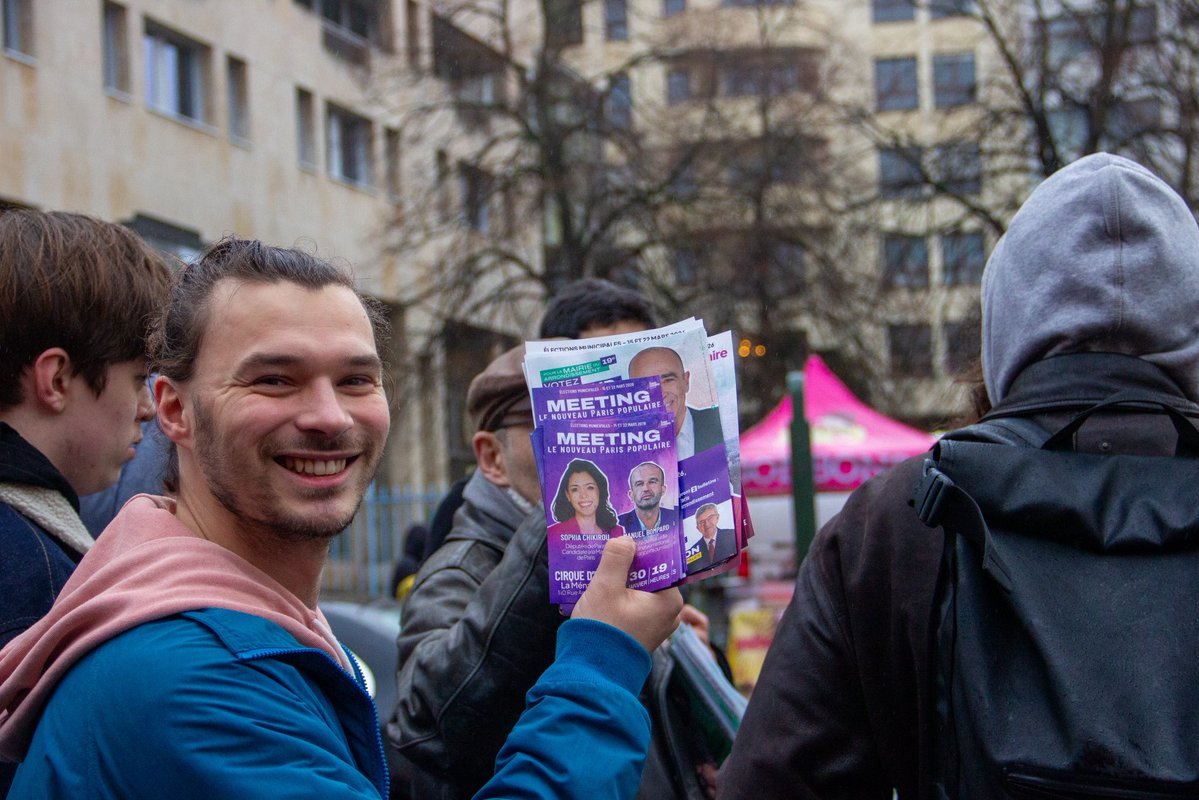 mathis_aubertb's tweet image. Incroyable porte-à-porte aujourd’hui à Belleville ! 

Il y aura du monde pour le meeting de la France insoumise à Paris vendredi prochain !