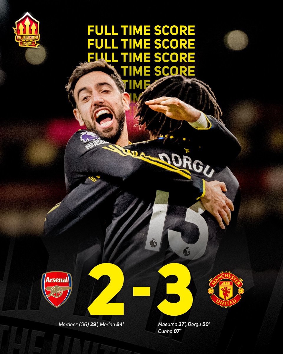 🚨 FT: UNITED WIN AT THE EMIRATES! 

What are your thoughts?