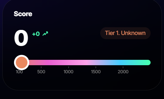 darmst5339's tweet photo. I am just starting out to establish my @SorsaApp score.  Knowing that it will be a slow and steady journey and take commitment to advance along the Tiers.

I am starting with a Zero score at Tier 1. Unknown

Open to suggestions and engagement along the way. https://t.co/B5214KX0zp