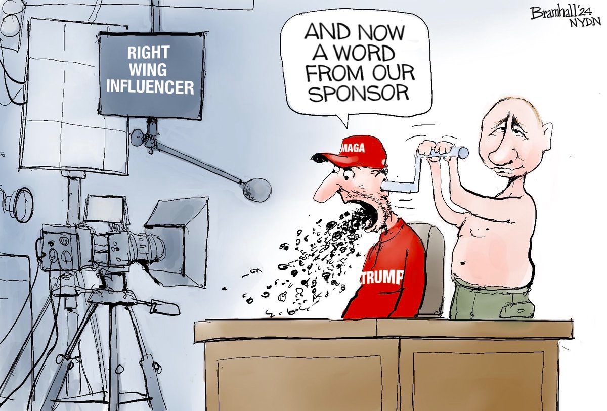 Thousands of foreign bots are flooding the MAGA sphere, all of them backing the claims of Kristi Noem, calling Alex Pretti a domestic terrorist on his way to commit mass murder. What does it say when our foreign enemies are in partnership with our own federal government?