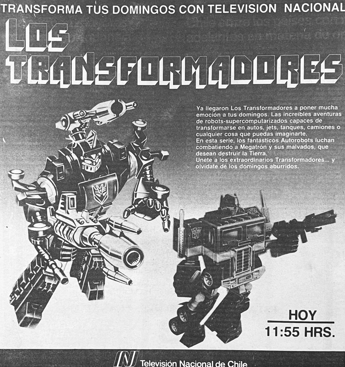 teledeantes's tweet image. Anuncio del estreno de la serie animada Transformers en TVN. Año 1986.

lateledeantes.cl/2026/01/los-tr…