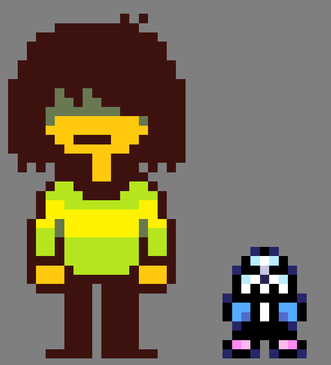 _wheatley_fan_'s tweet photo. my #TOBYCORE #DELTARUNE sans sprite . follow me for 
more good https://t.co/F2acO9mrZv