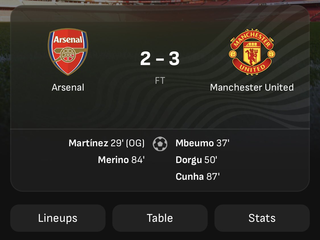 Well done Manchester 🛑