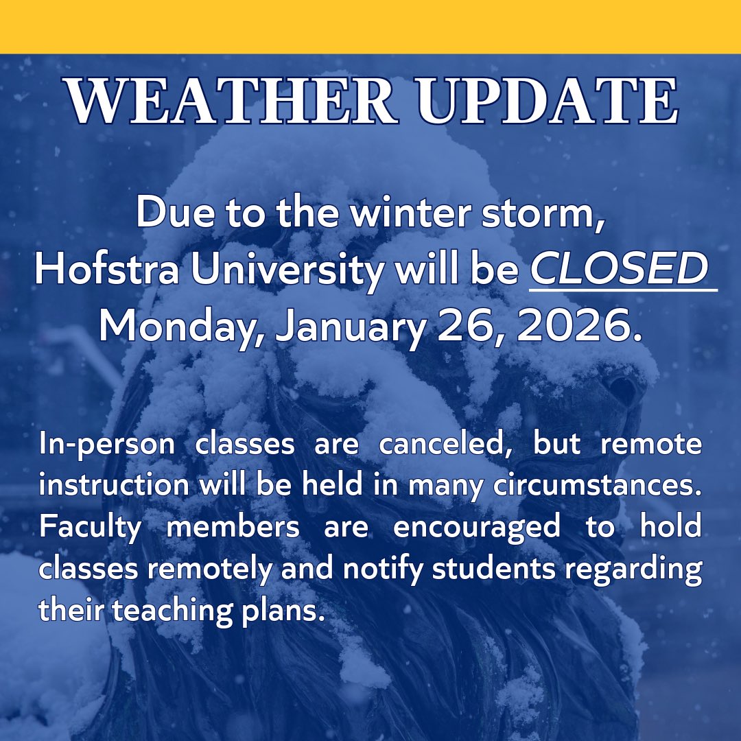 Hofstra University tweet media