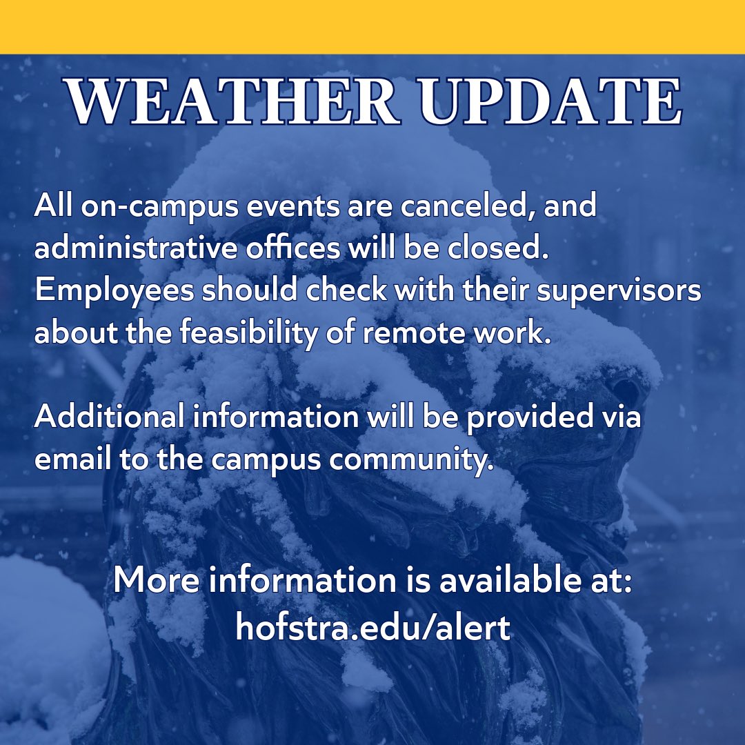 Hofstra University tweet media