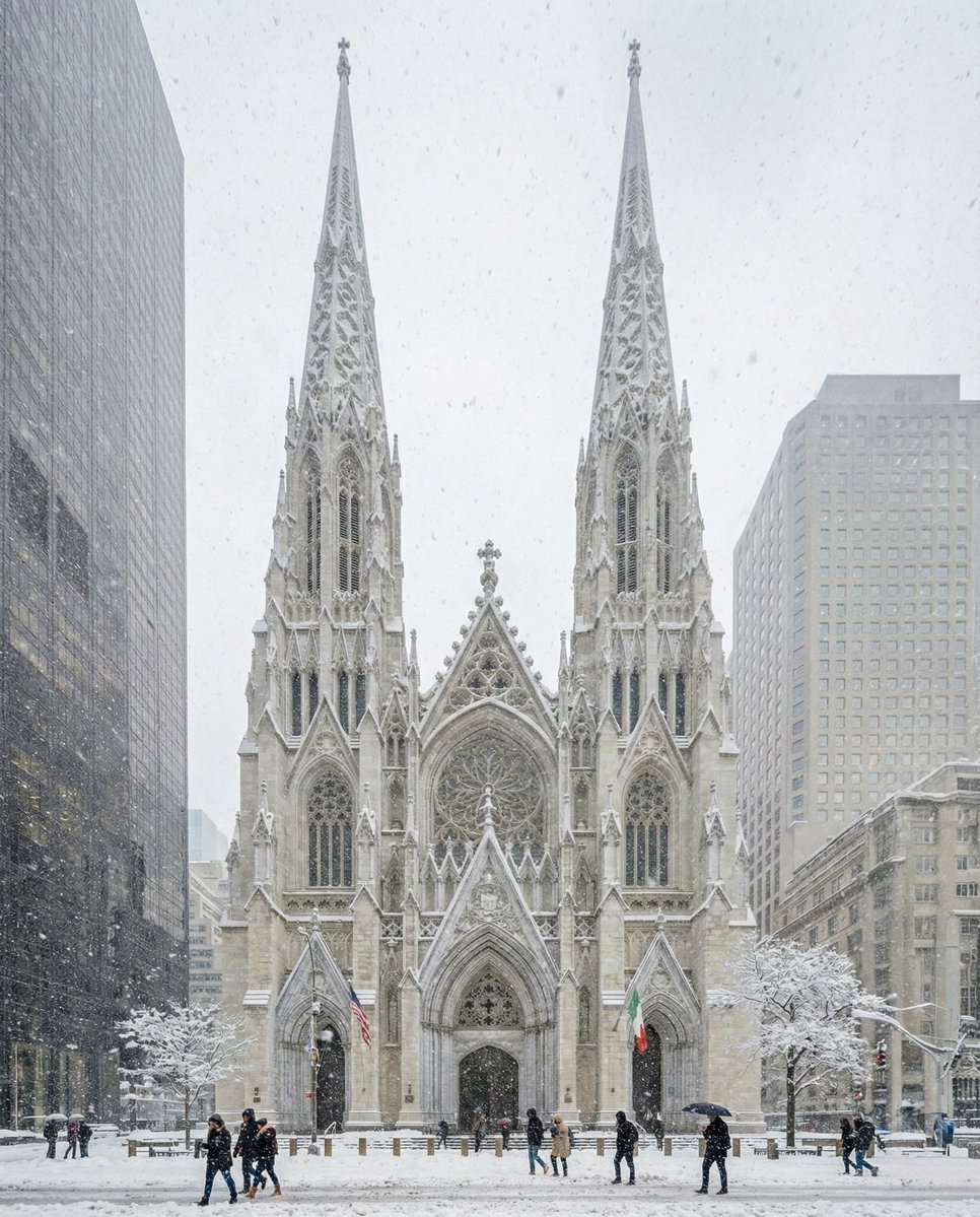 PrettyCitiesX's tweet image. St. Patrick's Cathedral, New York