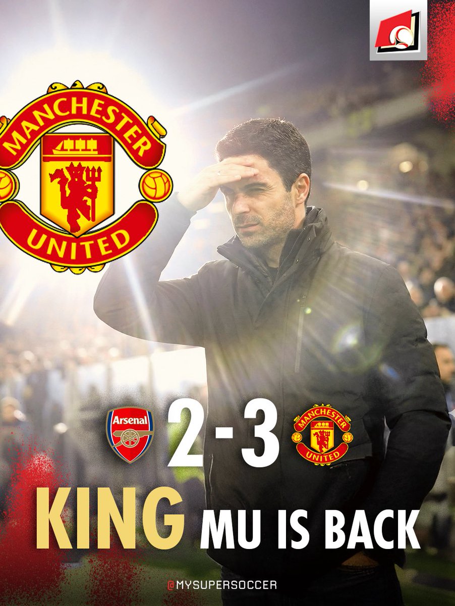 Terpantau Arsenal pun ga bisa nahan sinar dari KING MU ☀️

Jangan lupa kalo nyebut nama MU harus ditambahin dengan kata KING ya mulai dari sekarang 🫵😈

#SUPERLIVE
#SUPERSOCCER
#INIRASANYASUPER
#MANCHESTERUNITED 
#ARSENAL