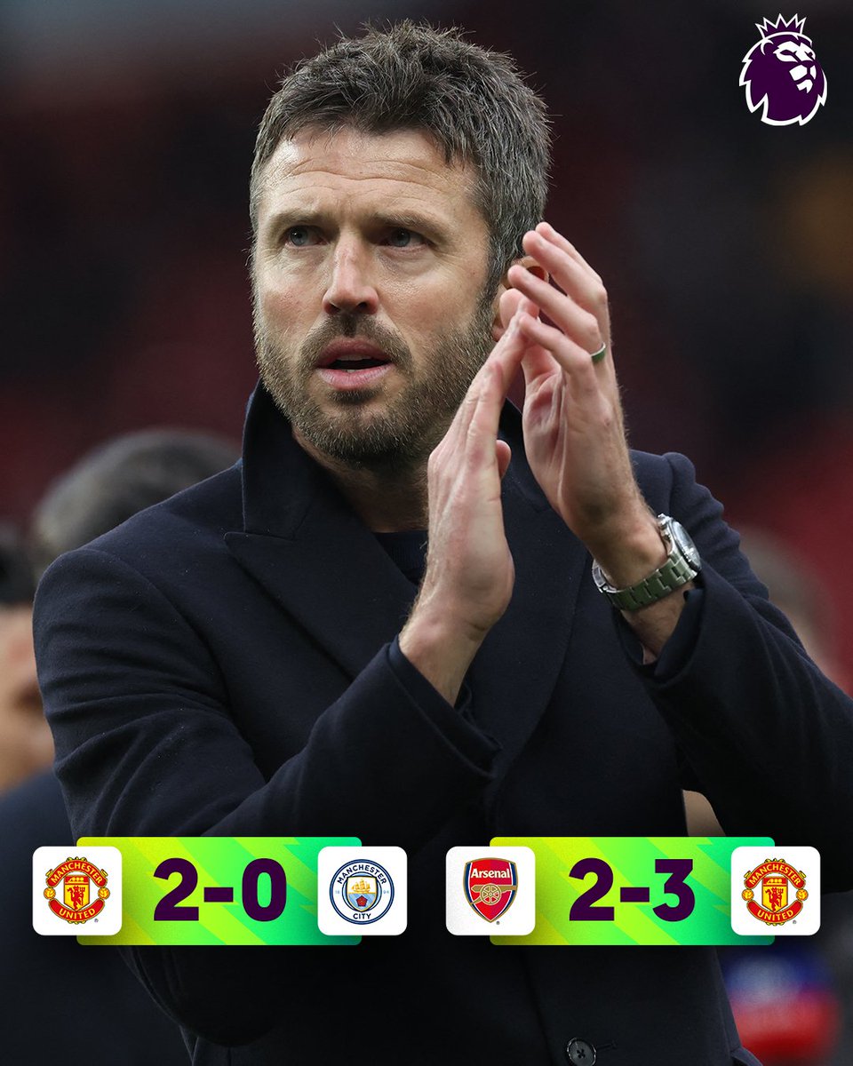 premierleague's tweet image. The Michael Carrick effect is taking hold at @ManUtd 🪄