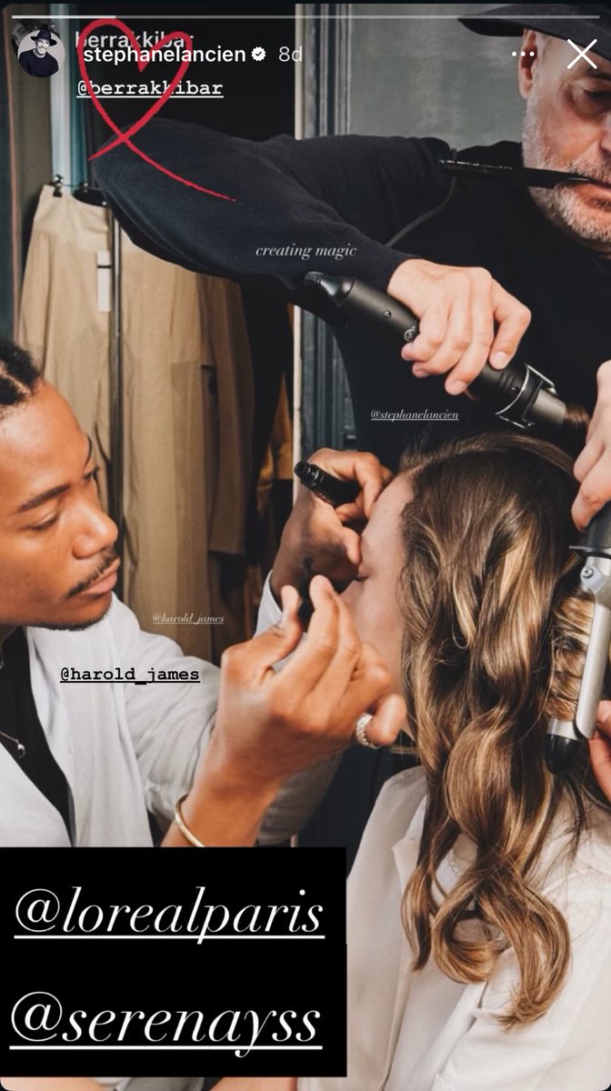 L’Oréal Paris güzellik elçisi #SerenaySarıkaya, L’Oréal Paris global makyaj artisti Harold James ve L’Oréal Paris global saç artisti Stephane Lancien🔥 #LOrealParis