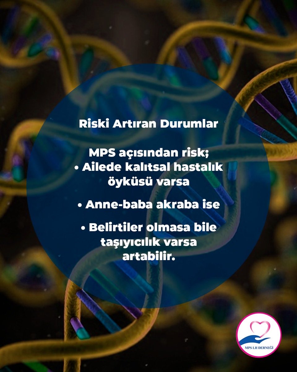 Mukopolisakkaridozlar (MPS), nadir görülen ve kalıtsal
metabolik hastalıklardır. Yaklaşık olarak her 25.000
yenidoğandan biri MPS tiplerinden biriyle dünyaya
gelmektedir.
