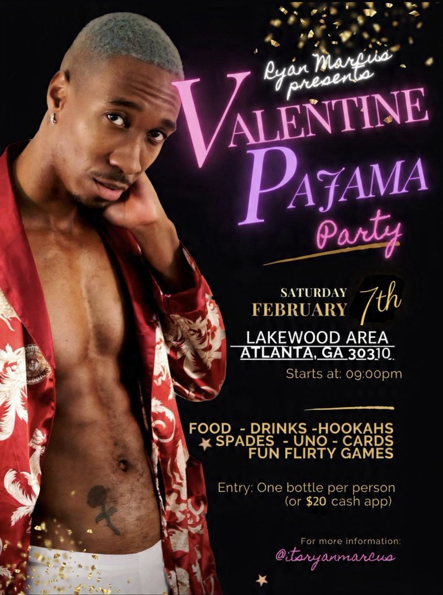 itsRyanMarcus's tweet image. Alright yall…it’s happening!
Mark your calendars!
Get your outfits ready
#valentinepajamaparty