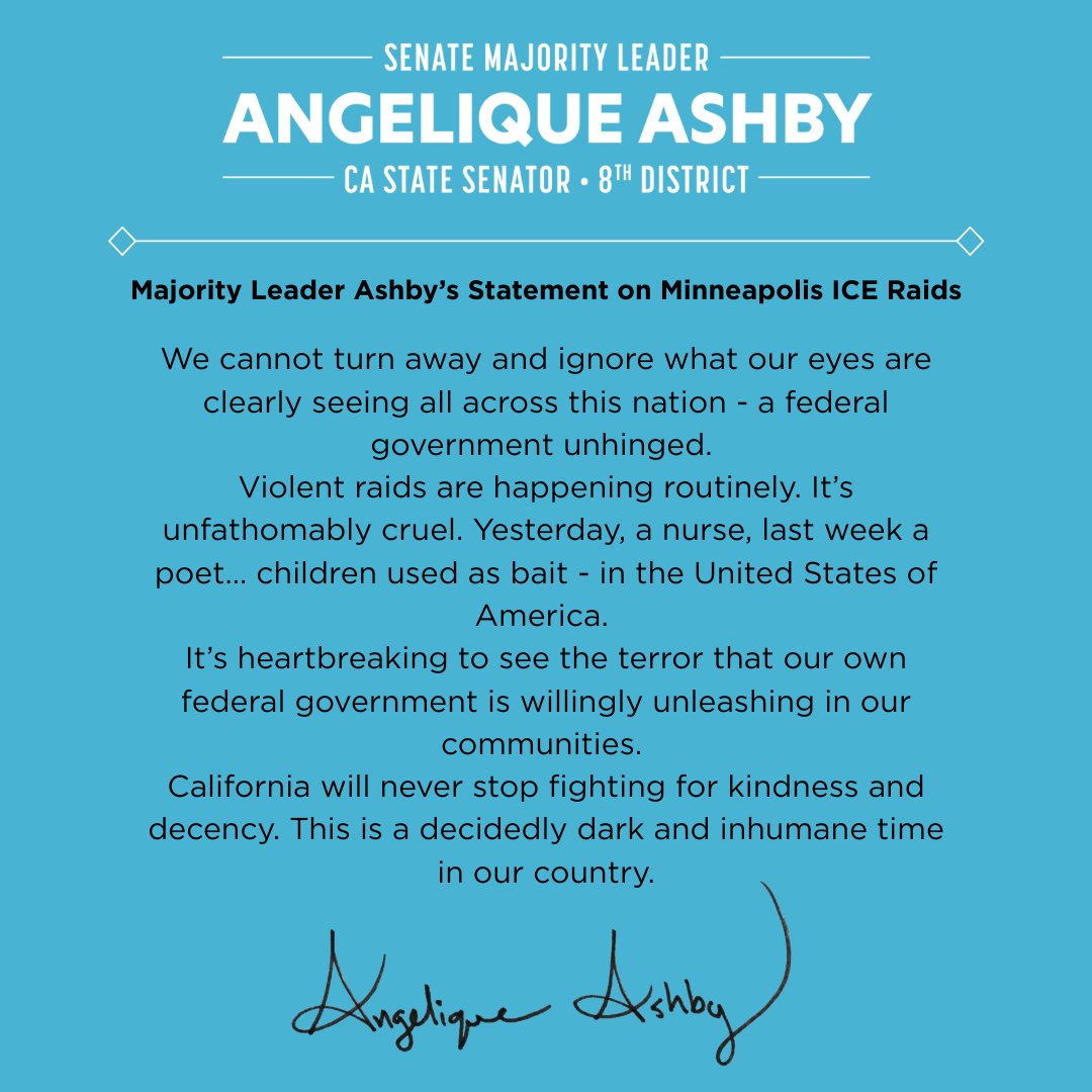 Senator Angelique Ashby (@senatorashby) on Twitter photo 