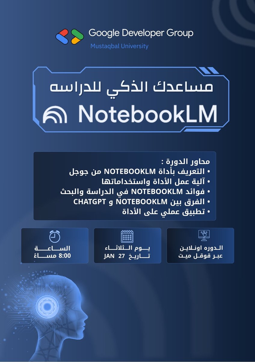 GDG on Campus Mustaqbal University tweet media