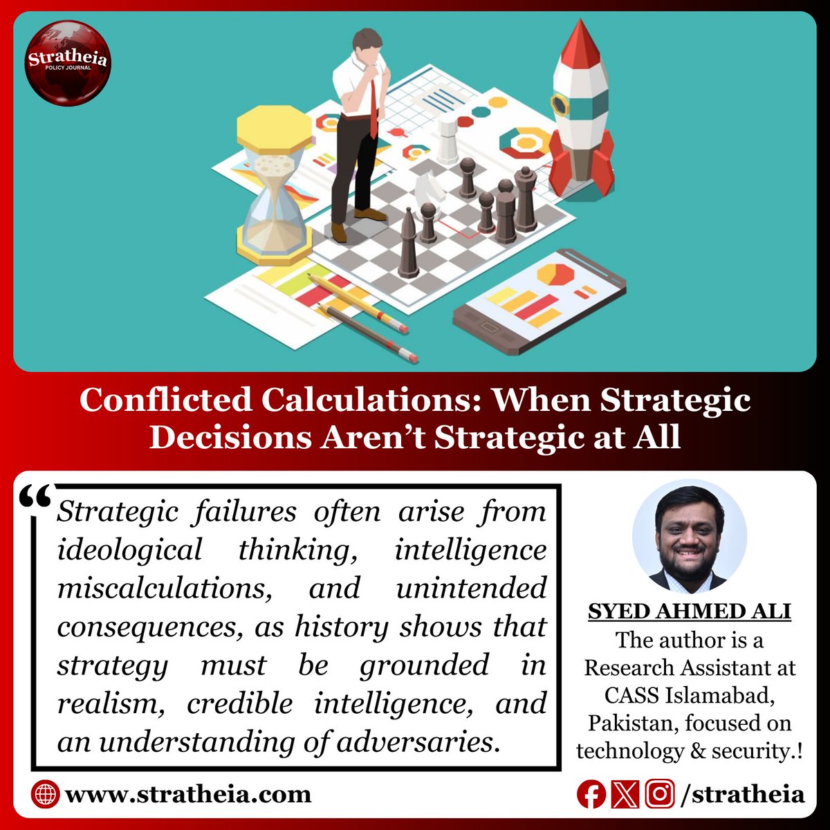 stratheia's tweet image. Strategy fails when ideology replaces realism. History shows that ignoring facts creates disasters, not victories. 
#StrategicThinking #Realism #PolicyFailure 
Read Full Article: stratheia.com/conflicted-cal…
