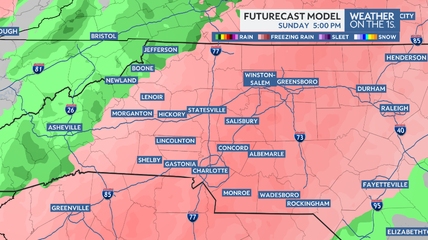 The accumulating sleet, snow and some freezing rain has created problems for many of our western NC roadways. Please stay of the roads by all means possible. Most will see additional freezing rain before this all tapers of late tonight.
#ncwx #cltwx #winterstorm #avlwx #boonewx