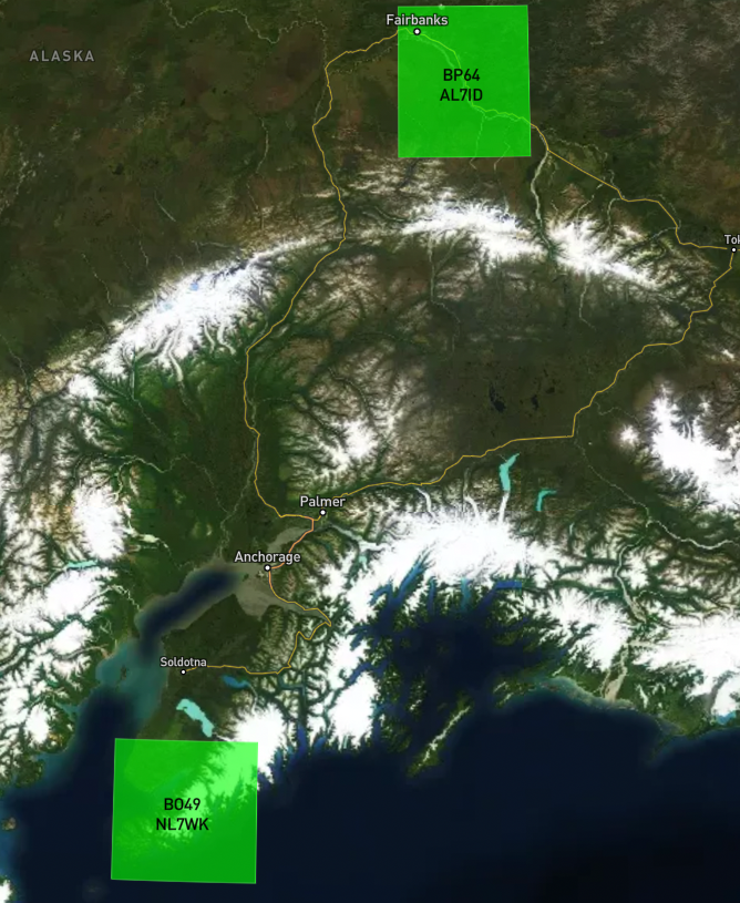 vk3ehg's tweet image. 49 to GO! VUCCはW6IAのCM96、AL7IDのBP64をCFMできて+2の51。100までとりあえず49。各局のサポートに感謝。#w3ehgsat #VUCC @GridMasterHeatMap #gridmaster