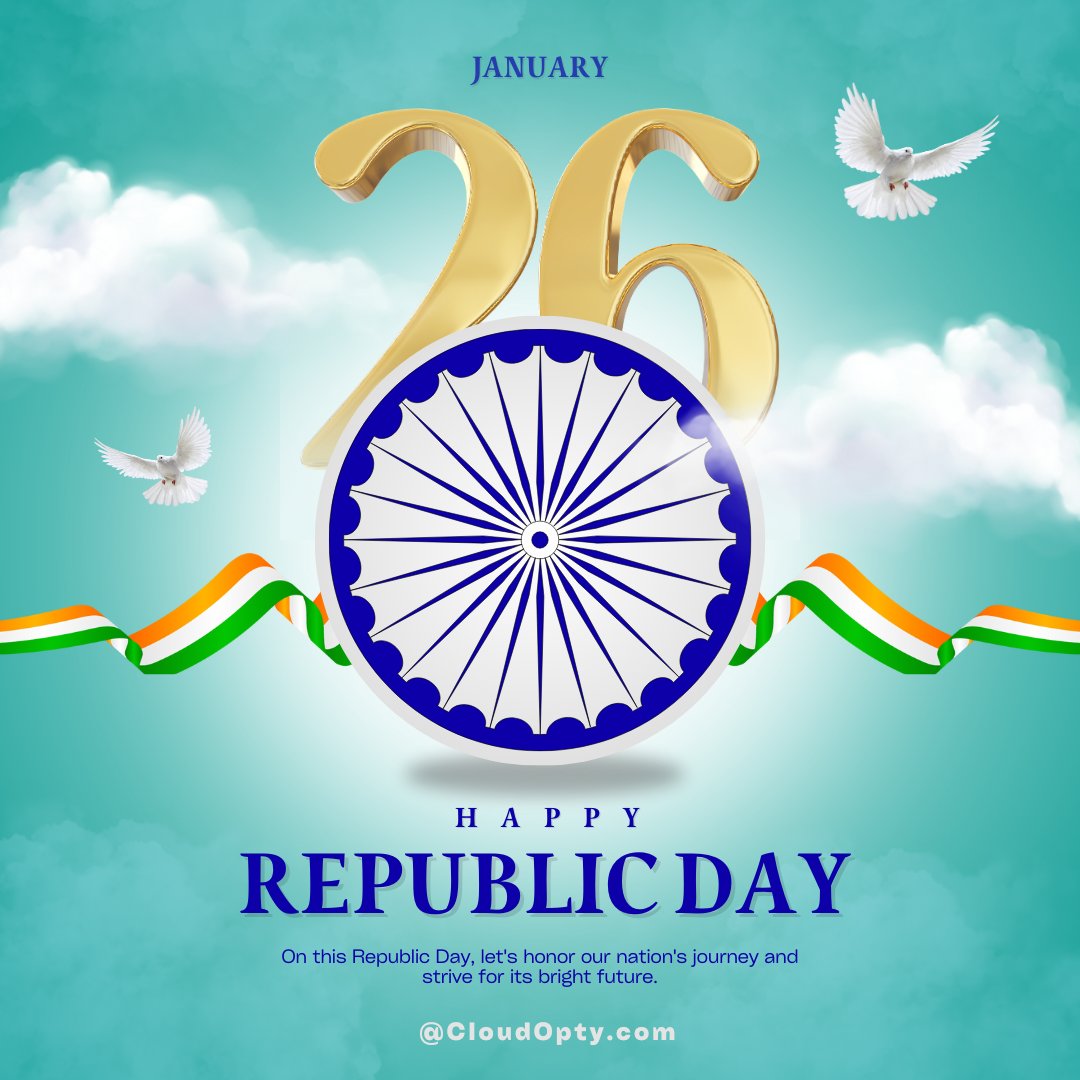 cloudopty's tweet photo. This Republic Day, we celebrate the power of a nation built on innovation, integrity, and independence.
Just like our Constitution, strong cloud foundations enable secure, scalable, and future-ready growth
Let’s build a digitally strong India—together
#RepublicDay  #DigitalIndia https://t.co/mvusAzCYgv