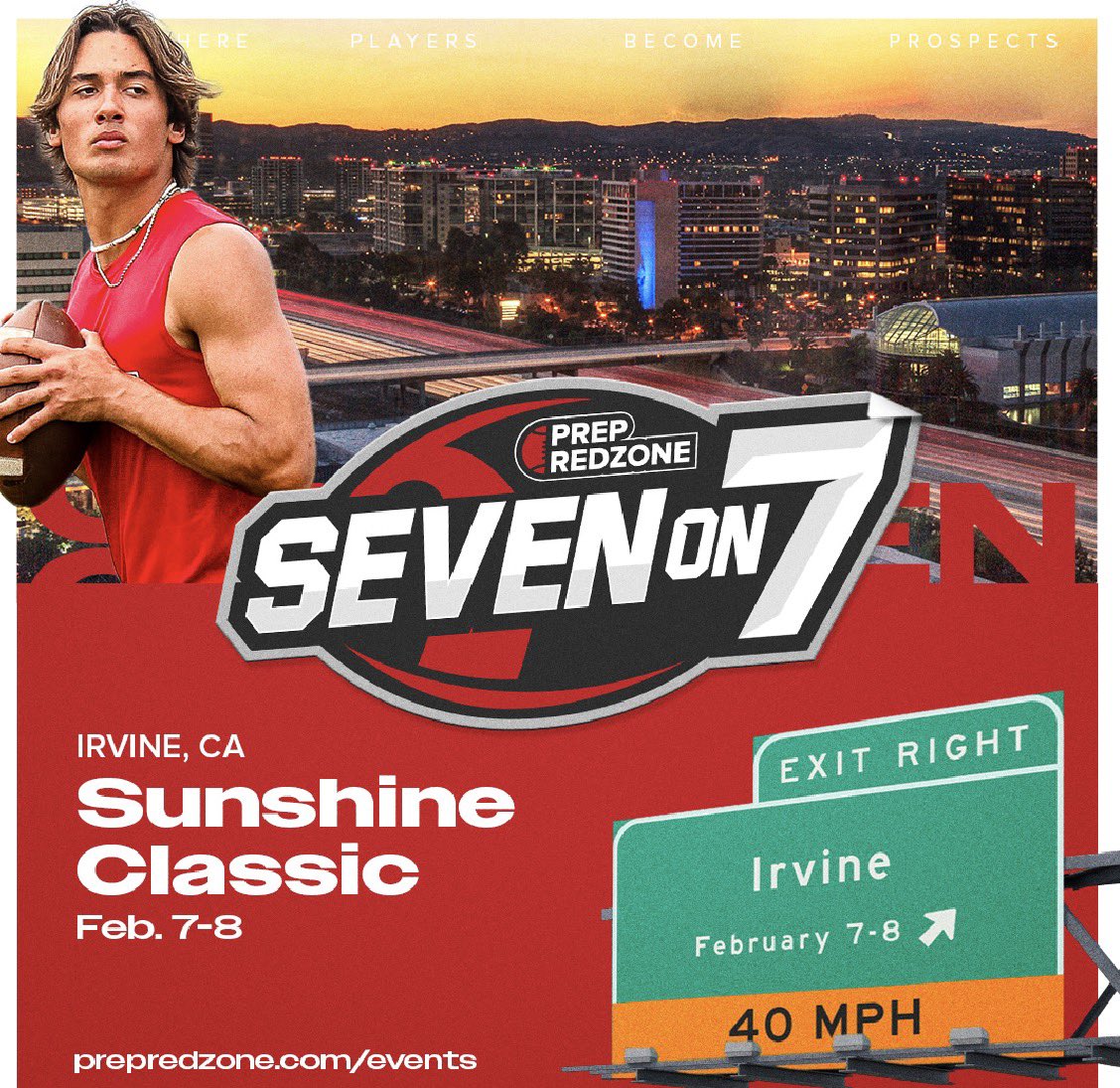 🚨 LAST CALL – REGISTRATION CLOSES AT THE END OF THIS WEEK 🚨

The <a href="/PrepRedzone/">Prep Redzone 🏈</a> Sunshine Classic 7v7 Tournament is almost here ☀️🏈
📍 Irvine, California
📅 February 7–8

‼️This is your final week to secure a spot in one of the premier early-season 7v7 events on the West Coast.
