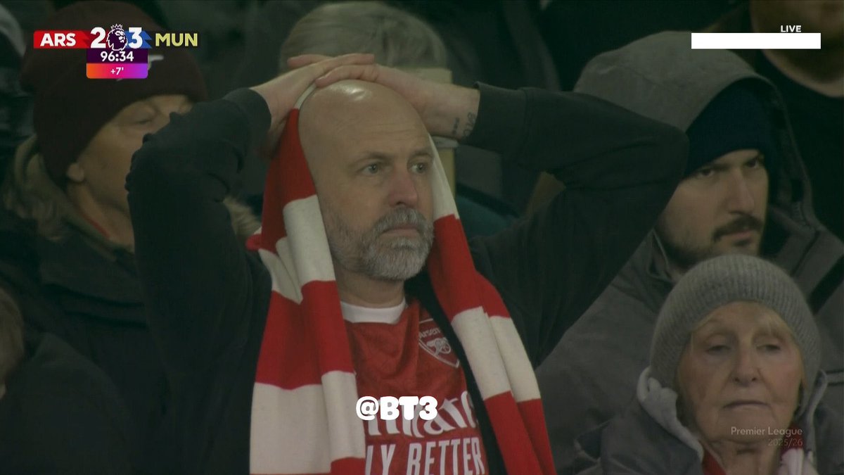 So Arsenal fans can be this quiet