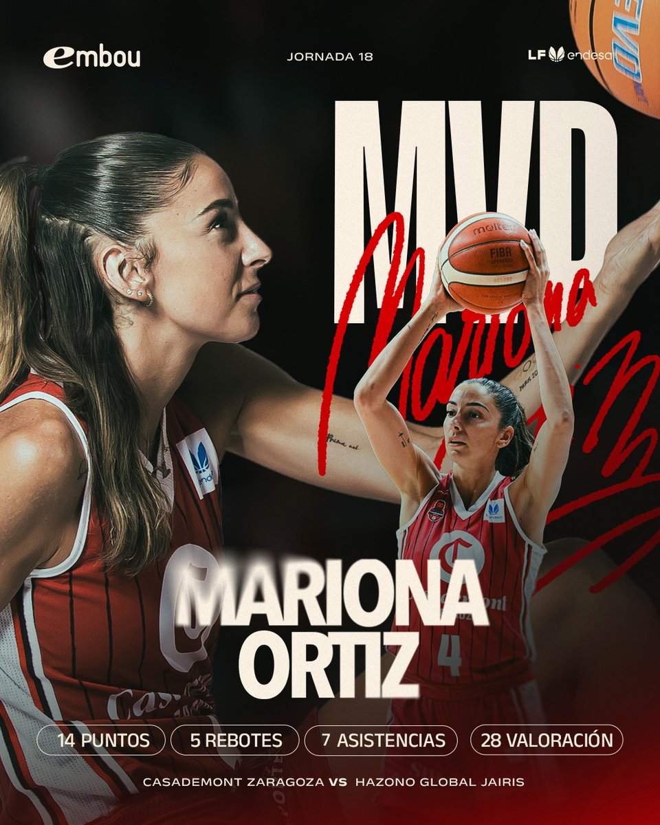 ✍️ Yo vi jugar a Mariona Ortiz 

MVP <a href="/embou_com/">Embou</a> 🔥