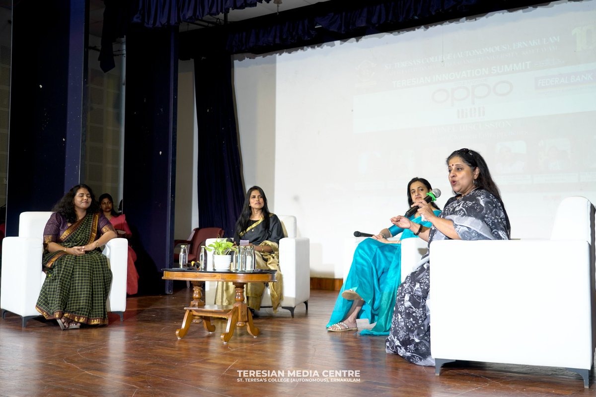 iic_st's tweet photo. An inspiring Expert Session by Successful Innovators &amp; Entrepreneurs was held on 17th September 2025 at St. Teresa’s College, offering valuable insights into entrepreneurial journeys, innovation-driven growth, and real-world business leadership. https://t.co/vKeO45OHD3