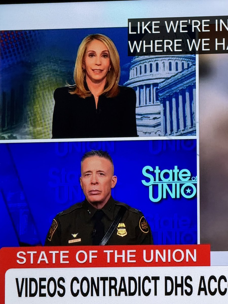 lajelliffe's tweet photo. @CNN @DanaBashCNN way to hold that disgusting human ass  @CMDROpAtLargeCA  accountable! How dare he say, “the border patrol officers were the victims.”! !!! What the hell?!?! More more more accountability! Dana and colleagues: no mercy!! Truth telling, truth showing, holding them to account, calling out the lies and propaganda! Please more!!!