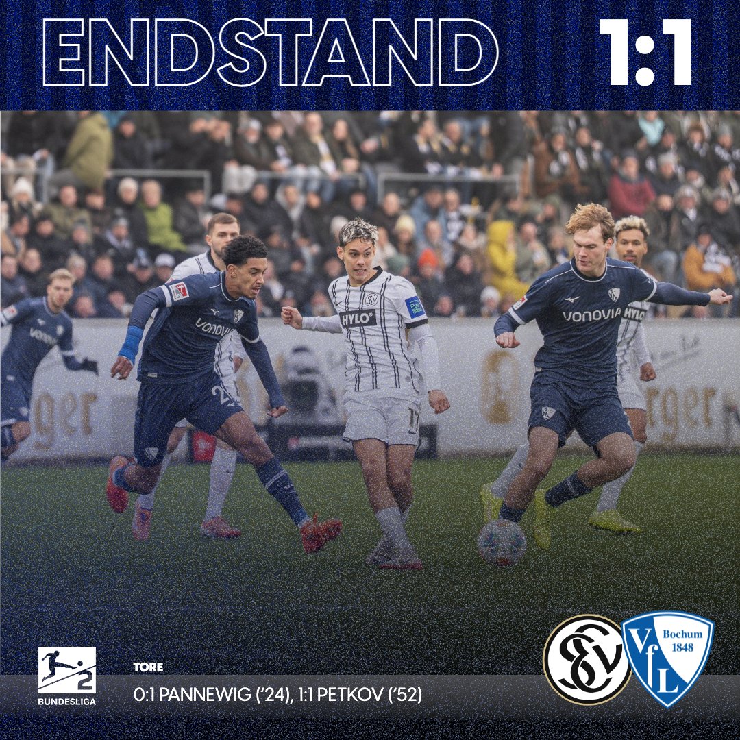VfLBochum1848eV's tweet photo. Marshall beinahe mit dem Treffer in letzter Sekunde! Aber es bleibt beim Remis, wir nehmen einen Punkt aus Elversberg mit.
#ELVBOC 1:1 https://t.co/ZRVVkeqaU2