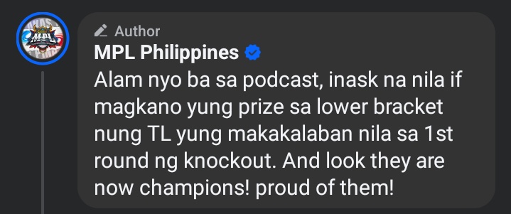 Sabay-sabay tayong maiyak. Deserve na deserve na deserve niyo ang championship na 'to RORA. 🩵🫶🏻🥺