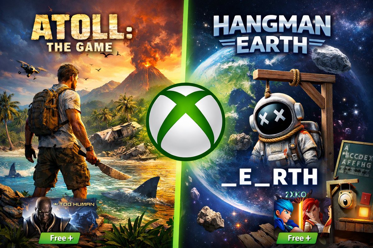 gamershhh_vika's tweet image. Giveaway from XBOX Store:
ATOLL : The Game &amp;amp; Hangman Earth (Xbox Series X|S &amp;amp; One)
xbox.com/en-gb/games/st…
xbox.com/en-GB/games/st…
Free+ Games:
Too Human &amp;amp; 2XKO
xbox.com/en-GB/games/st…
xbox.com/en-GB/games/st…
#XboxStore #Giveaway #Atoll #HangmanEarth #TooHuman #2XKO
