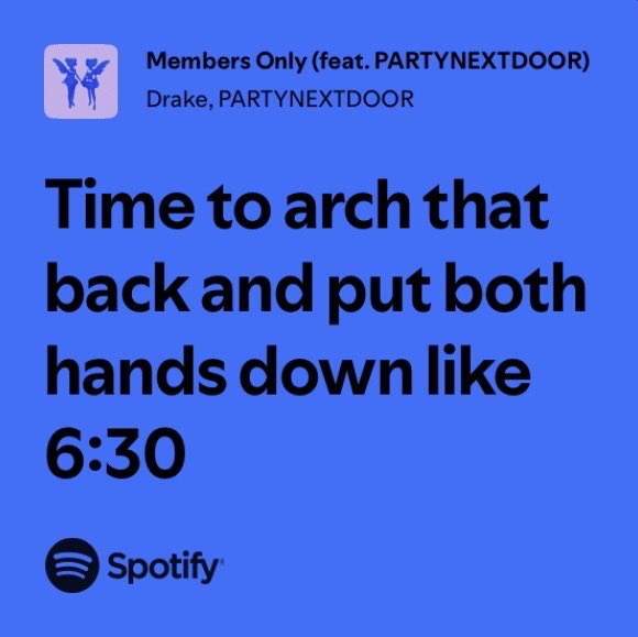 Drake is a freak for this😭…6:30 ?