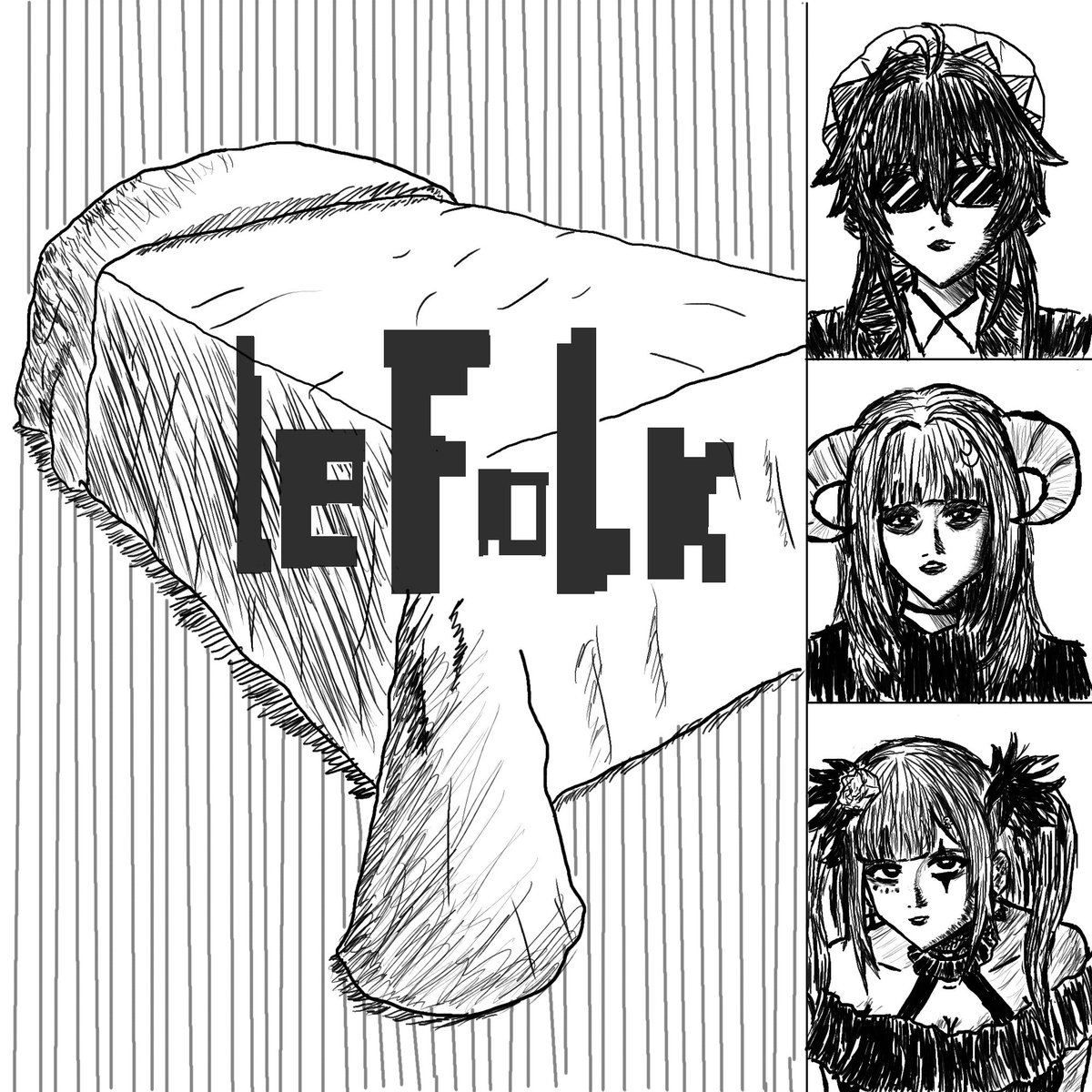 SpardaDMC4's tweet photo. ❌🎵🎶Vtubers recreando portadas de discos que me gustan🎵🎶 ❌#3
Hoy las chicas de @leFolk_info en la portada del álbum debut de LeTigre (si XD lo escogí por el nombre) 

Perfectamente me las imagino borrachas cantando Deceptacon
#DibuKai #AuriPaint #ArtAttkat #lefolk https://t.co/UNHI0DgXzR
