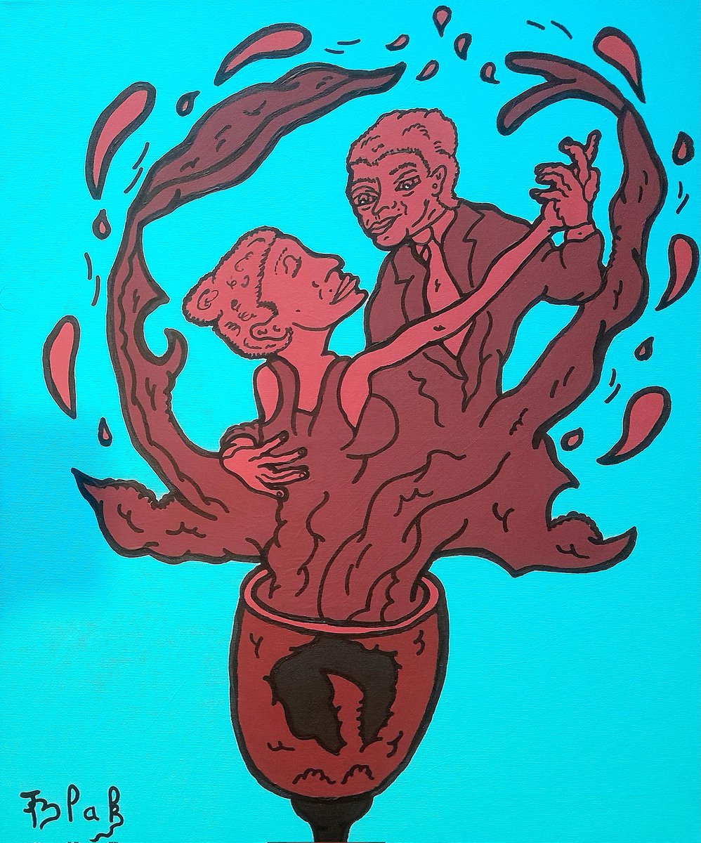 UN AMOUR D'IVRESSE 
Acrylique sur toile
55 x 46 cm

jb-jason-blak.jimdo.com 

JASON BLAK 

#jasonblak #jasonblakpeintre #jason #blak #artistepeintre #artist #art #danse #ivresse #vin #amour #love #stvincent #couple #douceur