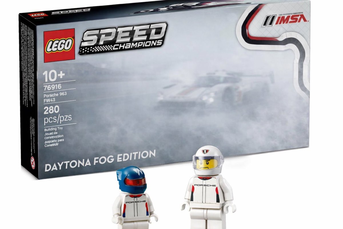 The <a href="/ROLEX/">ROLEX</a> 24 Hours of Fog at <a href="/DAYTONA/">Daytona International Speedway</a> has been so exciting that <a href="/LEGO_Group/">LEGO</a> is shipping a can of fog spray in every model from this years race! 😵‍💫😆🏎️💨

#Daytona24 #IMSA