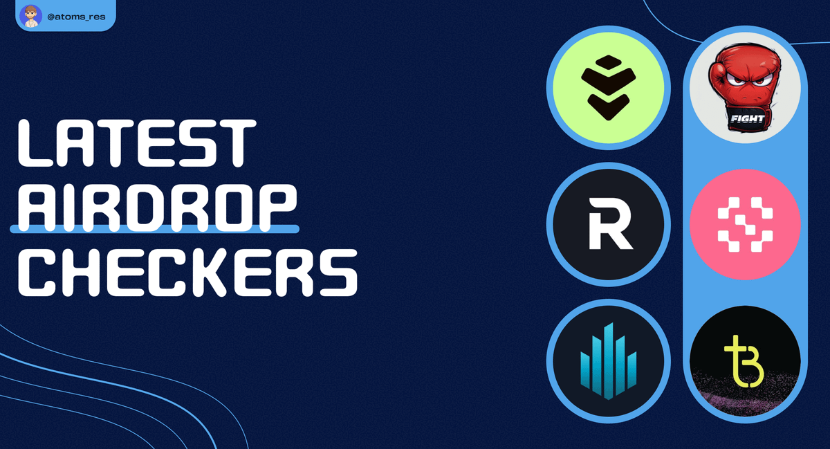 🪂 List of Latest Airdrop Checkers

🔷 Warden Protocol ( <a href="/wardenprotocol/">Warden</a> )
🔗 Check/Claim your airdrop here: app.wardenprotocol.org/airdrop

🔷 Rails ( <a href="/rails_xyz/">Rails</a> )
🔗 Check/Claim your airdrop here: walletchecker.rails.xyz

🔷 ETHGAS ( <a href="/ETHGasOfficial/">ETHGAS</a> )
🔗 Check/Claim your airdrop here: