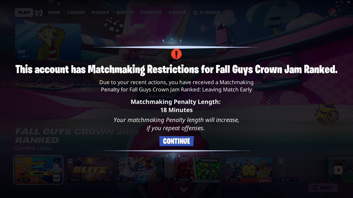 why do i get this even though i only leave when we concede the 4th goal or lose the game? also teammates are bums in this mode its crazy