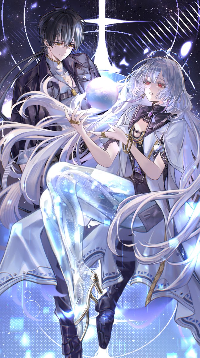 モーニエ＆漂泊者🪐 #Wuwafanart #鳴潮 #Mornye