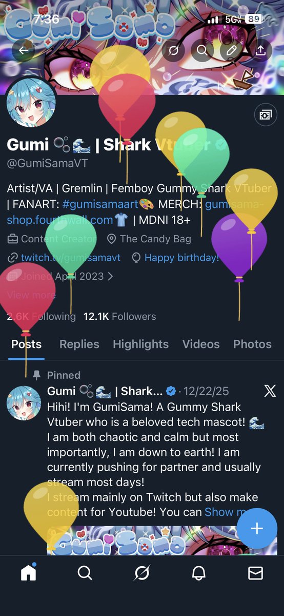 GumiSamaVT's tweet photo. Balloons!! https://t.co/Y9W5TSByw7