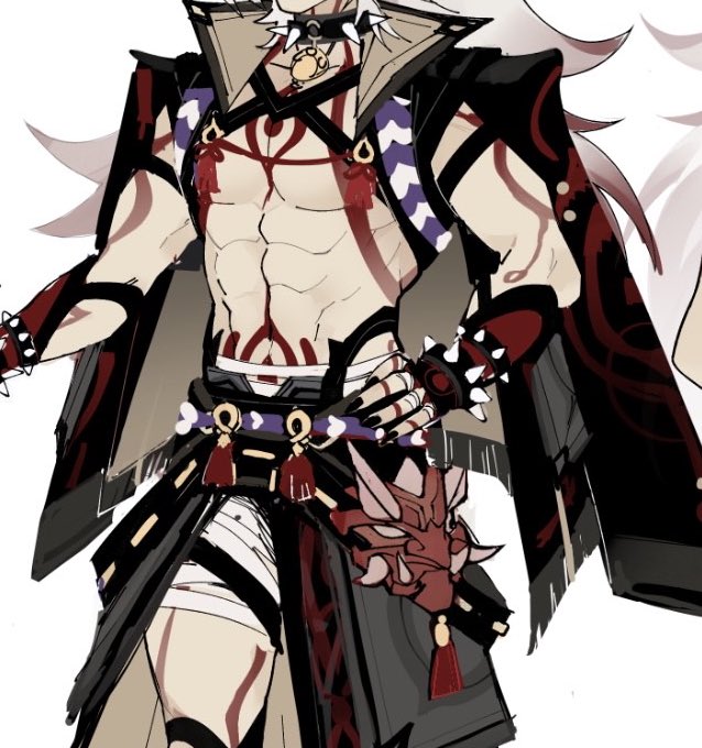 rottendevilman's tweet photo. in my timeskip redesigns i used some of those ideas! i kinda wanna try again since this was 3 years ago https://t.co/Job6yHMtav